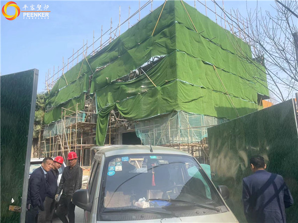 南京苜蓿園別墅丹麥Morso S101-11真火壁爐安裝.jpg