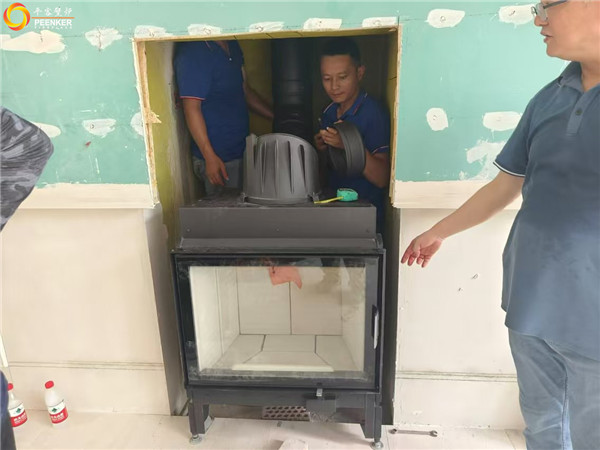 南京苜蓿園別墅丹麥Morso S101-11真火壁爐安裝.jpg