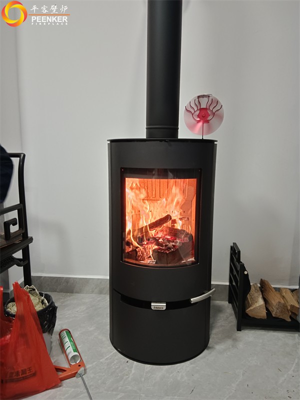 廣東南雄自建房丹麥Aduro 9.1獨立火爐安裝.jpg