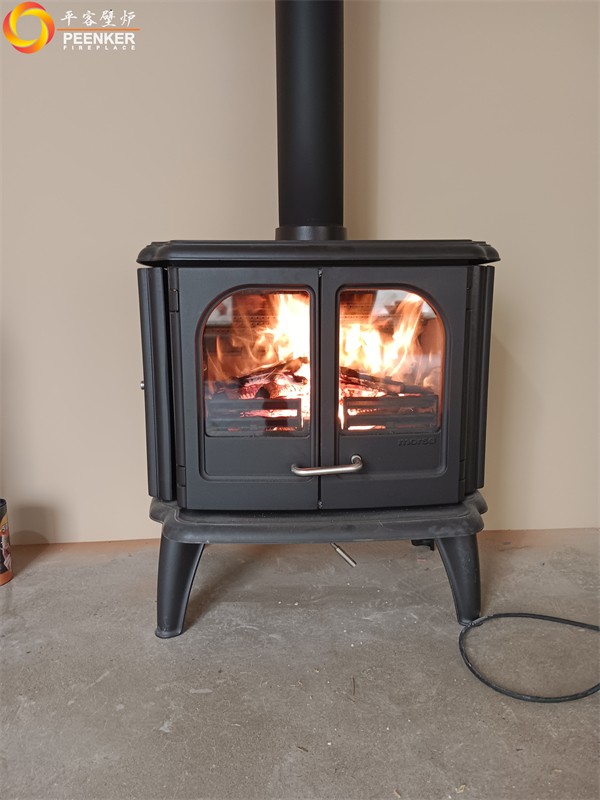 石家莊金華寺森林公園丹麥Morso 3640壁爐安裝.jpg