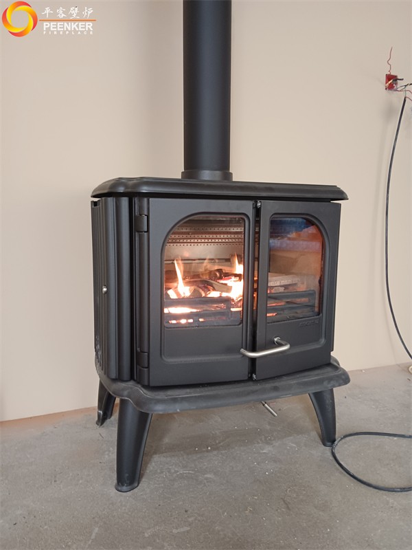 石家莊金華寺森林公園丹麥Morso 3640壁爐安裝.jpg